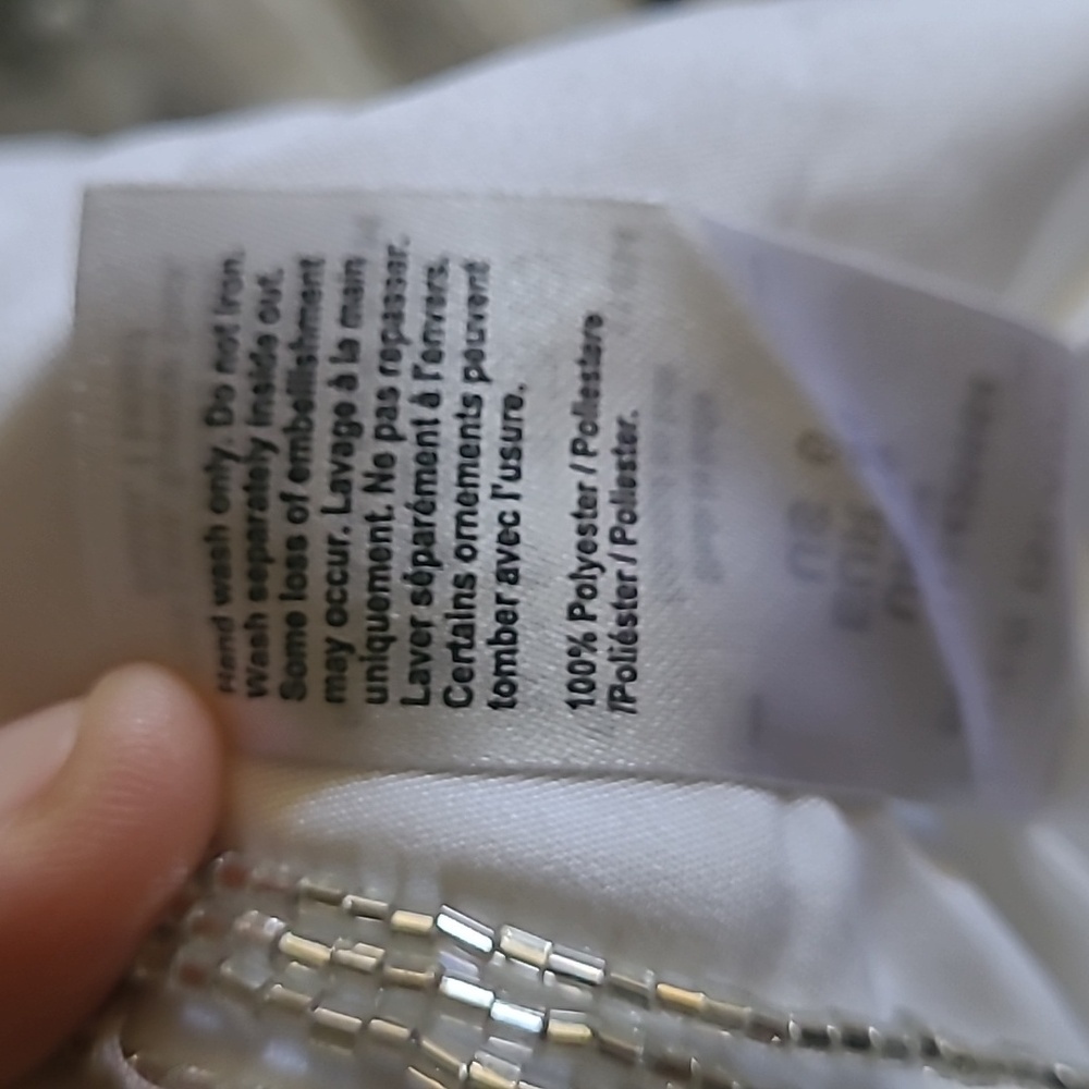NEW River Island Batwing Sleeve Sequin Tassel Midi Dress, Sz UK 10/ US 6 - Picture 10 of 13